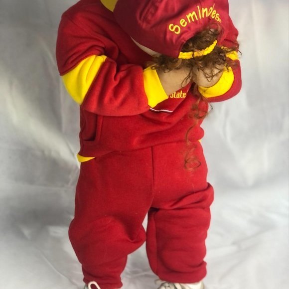 Seminole College FSU FAN Stuffed doll RARE - Picture 9 of 12